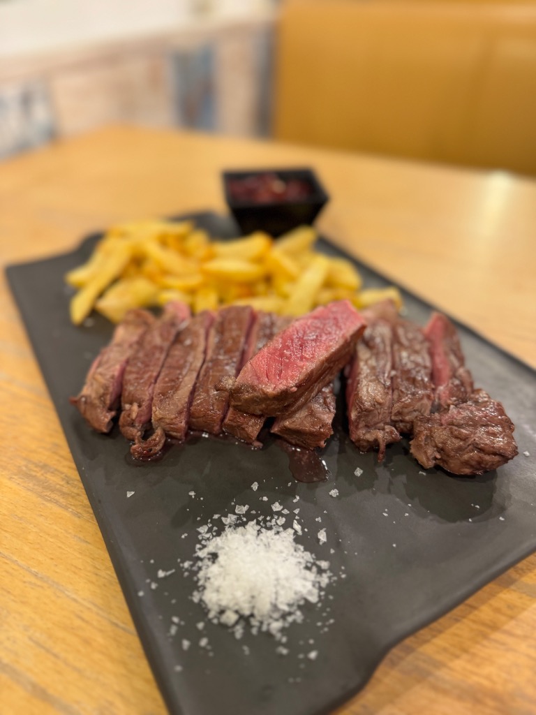 Menu of Restaurants in Benidorm, Chiringuito Beach Benidorm, Entrecote de vaca