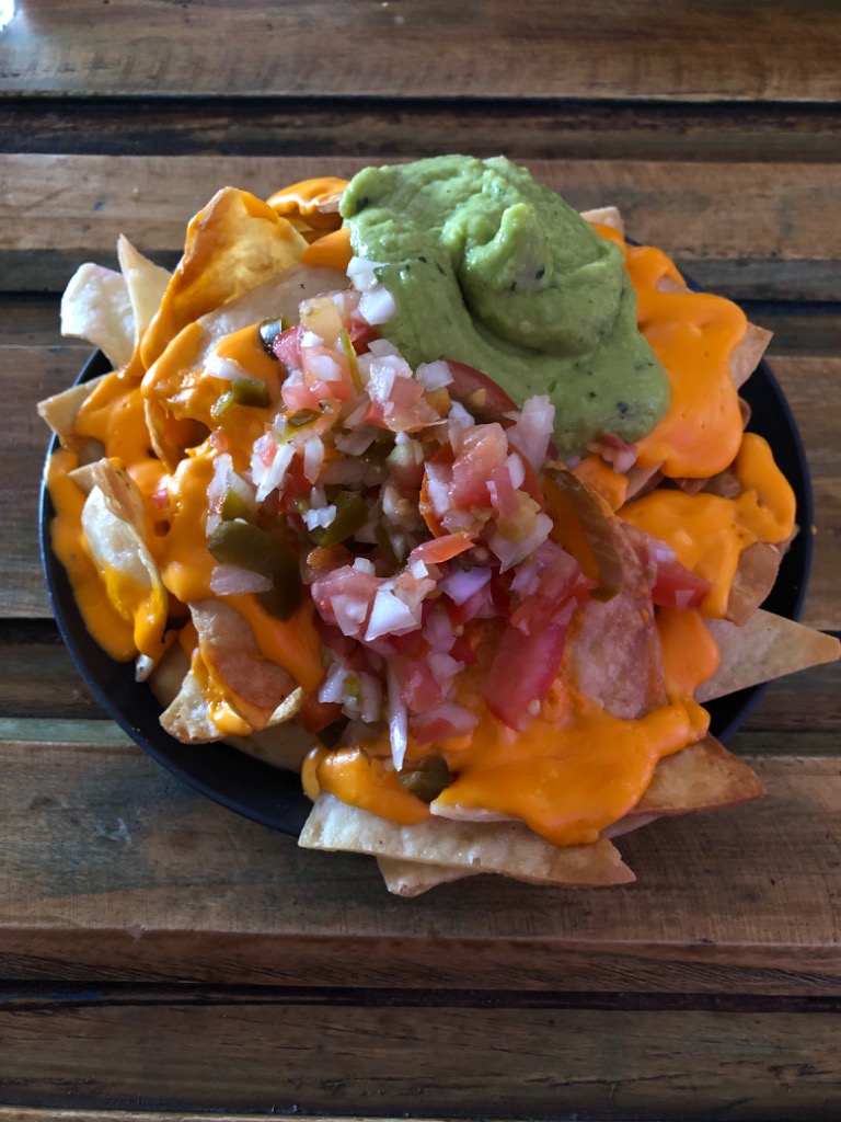 Menu of Restaurants in Bilbao, Jardín Secreto Bilbao, Nachos guacamole casero