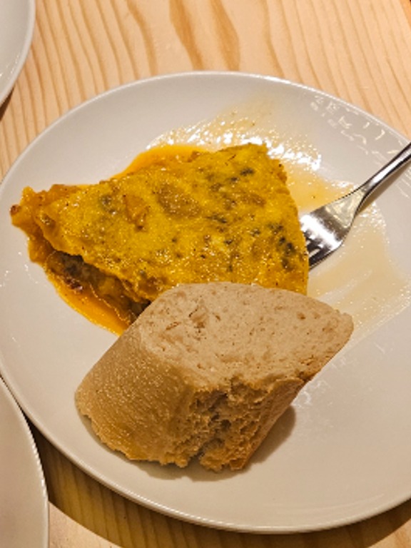 Carta de Restaurantes en Bilbao, La Cocina de Aitxu, Tortilla de morcilla