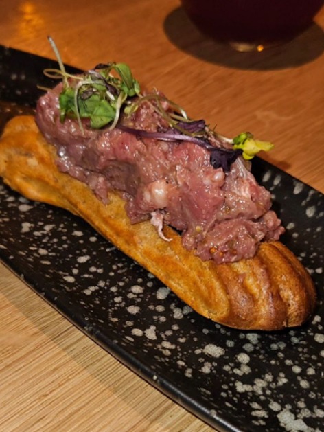 Carta de Restaurantes en Bilbao, Ochenta Grados Bilbao, Eclair parmesano