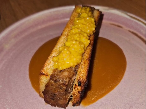Gastronomy recommendation in Bilbao: Sandwich de costilla melosa