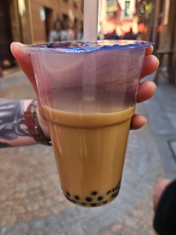 Carta de Cafeterías en Bilbao, Soulsweet Bubble, Bubble tea te negro