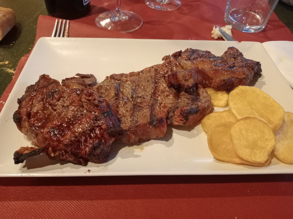 Menu of Restaurants in Burguete, Aritza, Entrecot de vaca