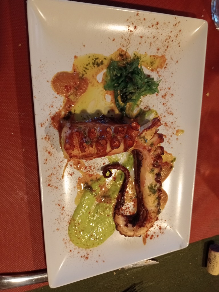 Menu of Restaurants in Burguete, Aritza, Pulpo (pata)