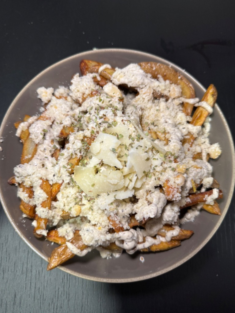 Carta de Restaurantes en Burjassot, Troy burger, Patatas trufadas con parmesano