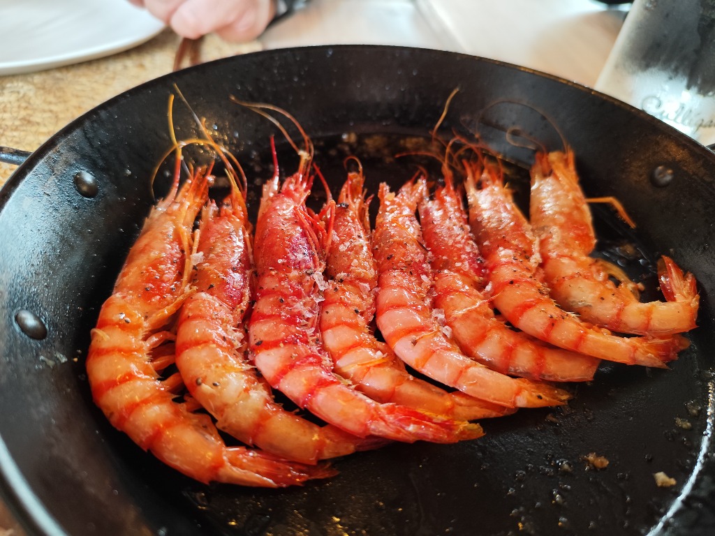 Carta de Restaurantes en Cadaqués, Ses Paelles de Cadaqués, Gambas de palamos