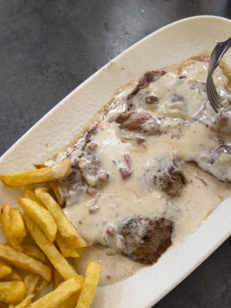 Carta de Restaurantes en Cádiz, Bar Er Beti, Solomillo carbonara