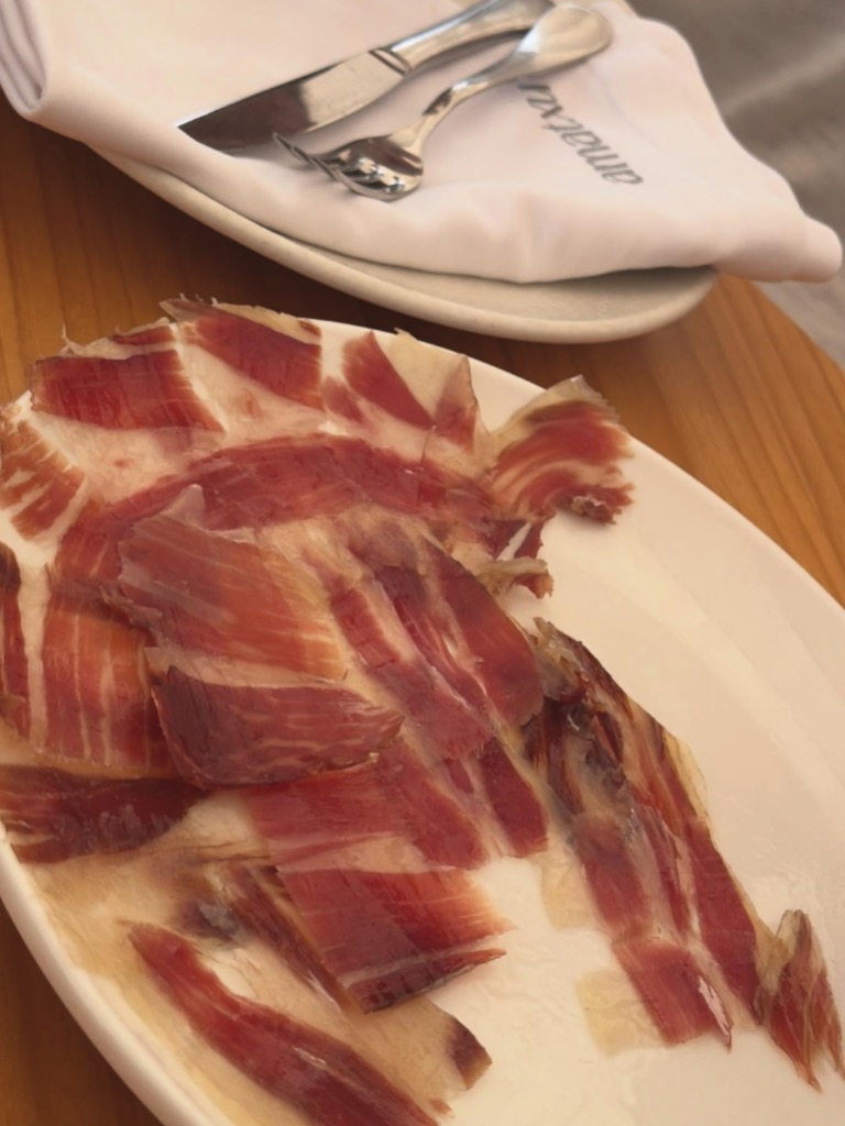 Carta de Restaurantes en Castelldefels, Amatxu Restaurant, Jamón de bellota