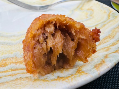 Menu of Restaurants in Castelldefels, Lucavi Restaurant, Croquetas de rabo de toro