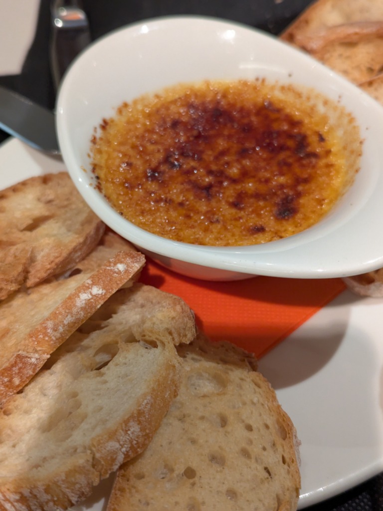 Recomendación gastronómica de Castellon de la Plana: Crema catalana de foie