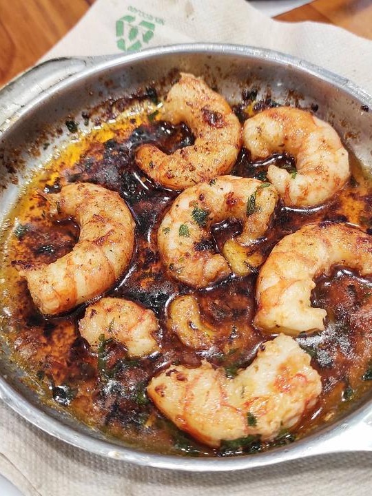 Carta de Restaurantes en Catarroja, Arepera Canaria, Gambas al ajillo con mojo picón