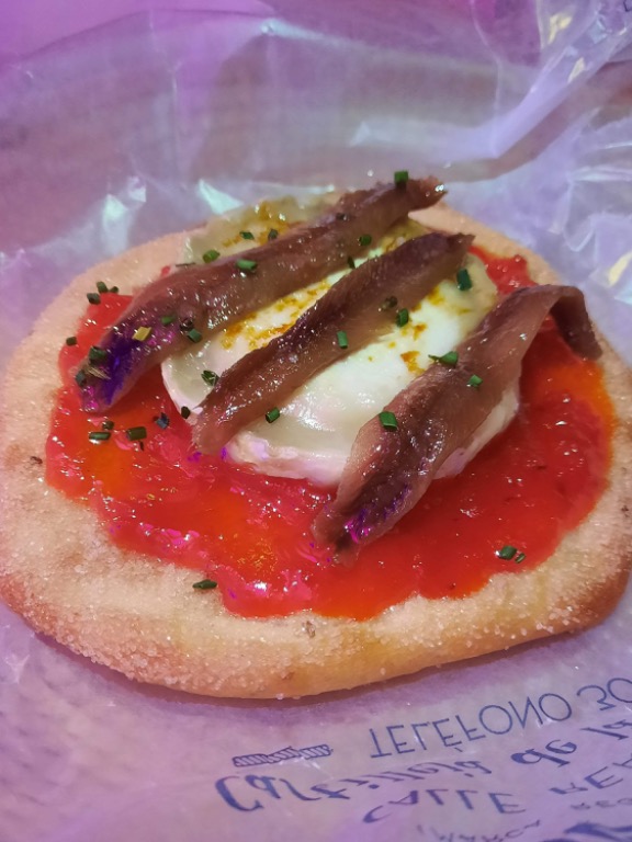 Menu of Restaurants in Chiclana de la Frontera, La Guarida, Torta de Calacovi