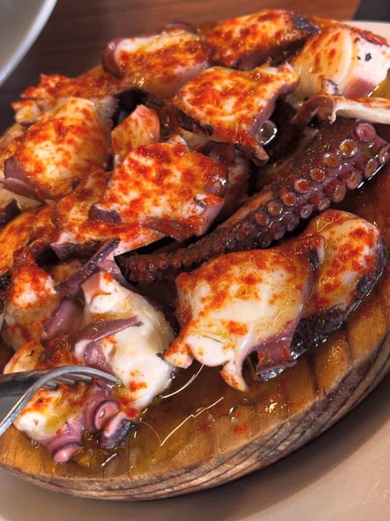 Carta de Restaurantes en Combarro, TINTANEGRA, Pulpo a feira