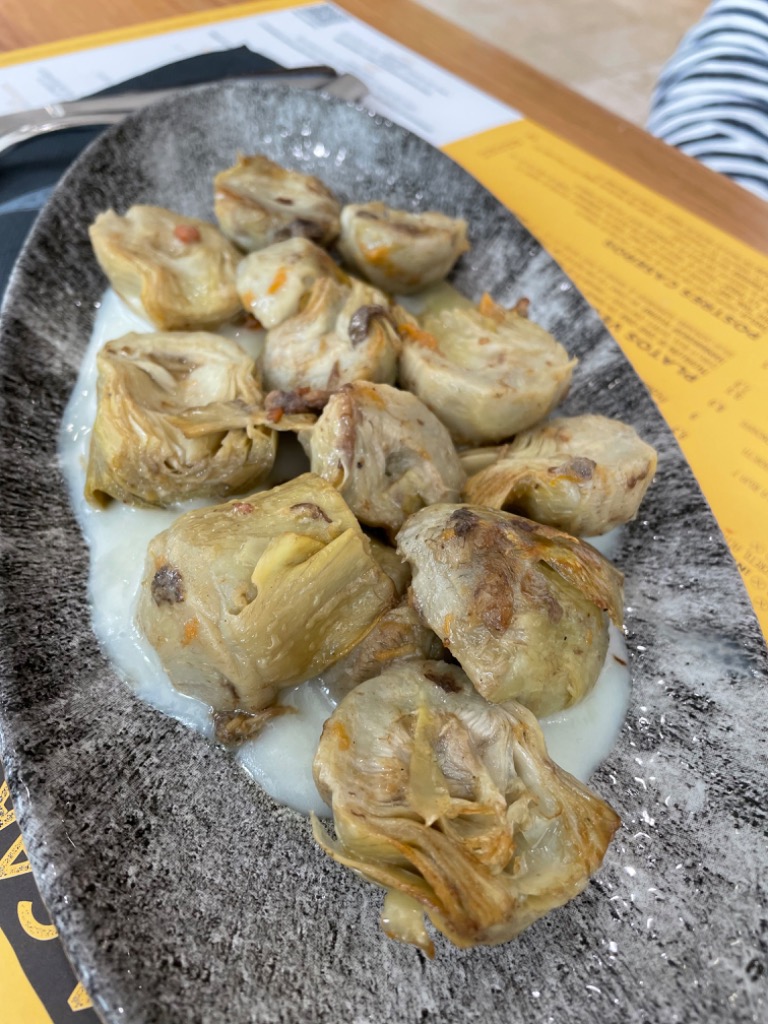 Carta de Restaurantes en Cordovilla, La Tasca de Don José La Morea, Alcachofas con salteado de hongos