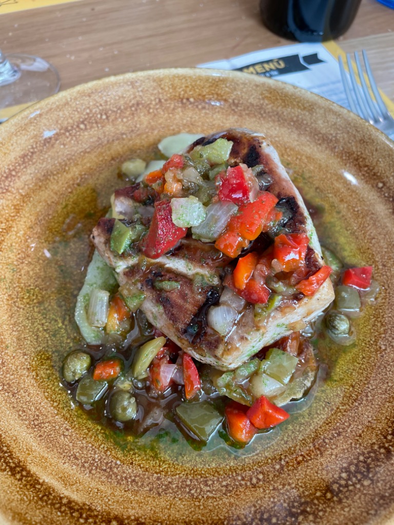 Carta de Restaurantes en Cordovilla, La Tasca de Don José La Morea, Atún a la parrilla con vinagreta