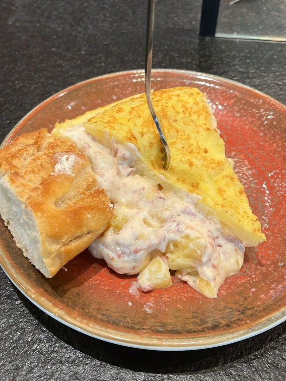 Menu of Restaurants in Cordovilla, La Tasca de Don José La Morea, Tortilla ali oli