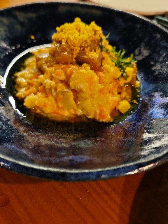 Menu of Restaurants in Coruña, Millo Orzan, Ensaladilla con tartar de bonito
