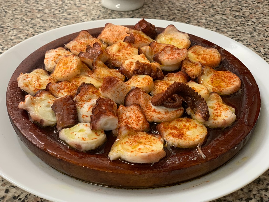 Carta de Restaurantes en Coruña, Pulpeira O Fiuza, Pulpo