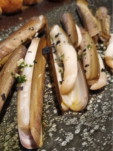 Carta de Restaurantes en Coruña, Restaurante Portela, Navajas a la plancha