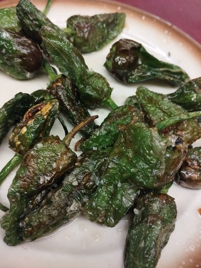 Carta de Restaurantes en Coruña, Restaurante Santiso, Pimientos de Padrón