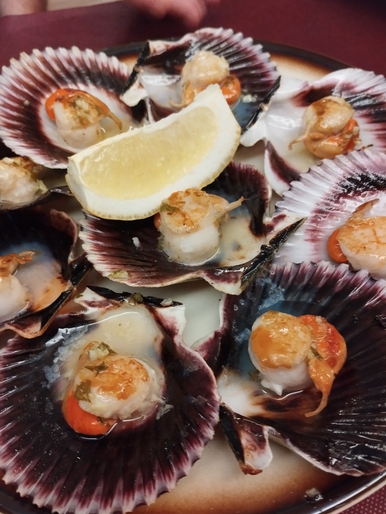 Carta de Restaurantes en Coruña, Restaurante Santiso, Zamburiñas