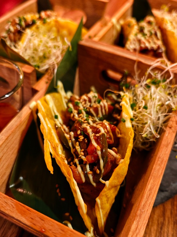 Carta de Restaurantes en Coruña, Takumi, Tacos de lomo saltado