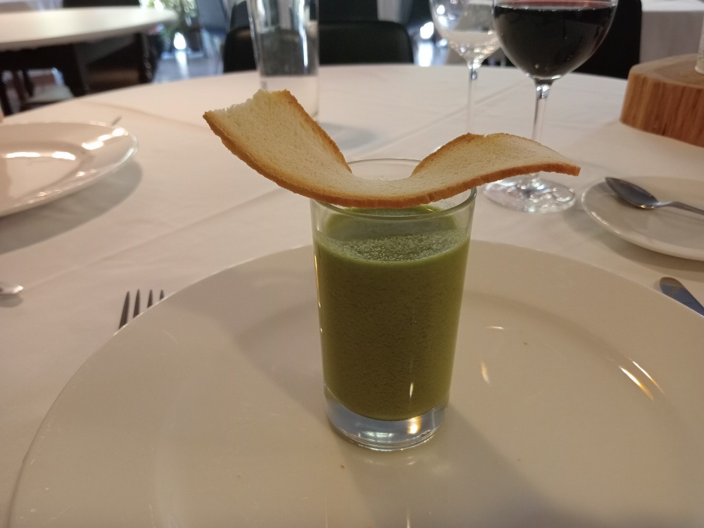 Carta de Restaurantes en Cuéllar, Hotel- Restaurante- Bar- San Francisco (la fonda), Gazpacho de lechuga