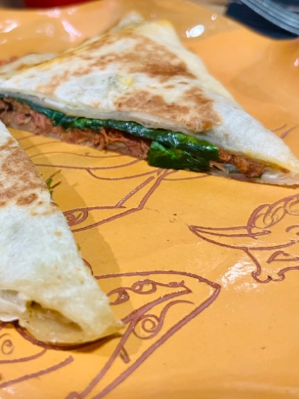 Menu of Restaurants in Cuenca, Taberna Albero, Quesadilla de carne de ciervo