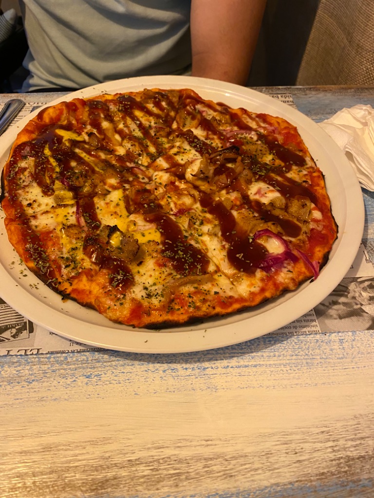 Menu of Restaurants in Denia, Restaurante A fer la mar, Pizza flameada