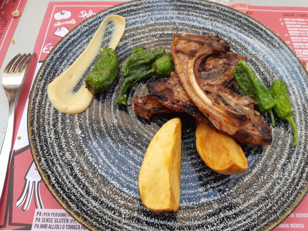 Carta de Restaurantes en Denia, Tasca Els Tomassets, Costillas de cordero
