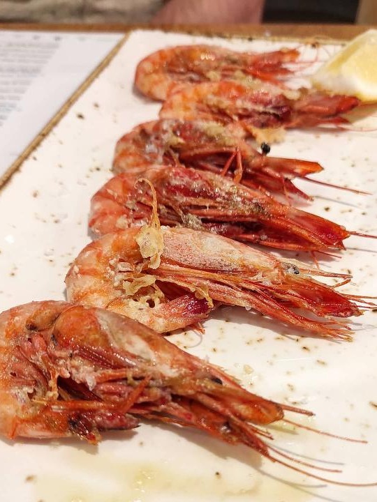 Menu of Restaurants in Denia, Tasca Eulalia, Gambas de Dénia a la plancha