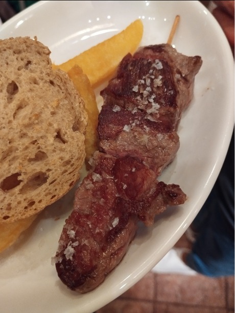 Carta de Restaurantes en Donostia, Gandarias, Brocheta de txuleta