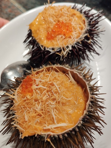 Carta de Restaurantes en Donostia, Gandarias, Pincho de erizo
