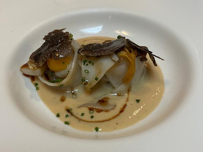 Carta de Restaurantes en Donostia, Narru, Ravioli de rabo, foie y trufa negra