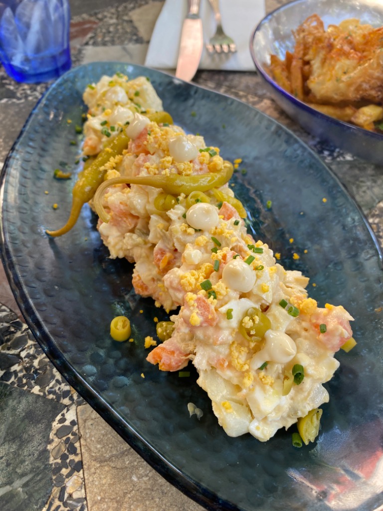 Menu of Restaurants in el Masnou, El Mas Vell, Ensaladilla rusa