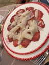 Carta de Restaurantes en El Vendrell, Restaurant Masia Francàs, Carpaccio de buey