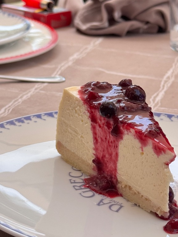 Valoración y opiniones de comida y bebida en El Vendrell, Restaurant Masia Francàs, Cheesecake