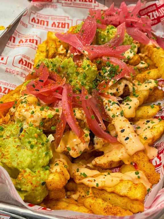 Menu of Restaurants in Elche, Lazy Lucy Burger, Patatas Mestizas