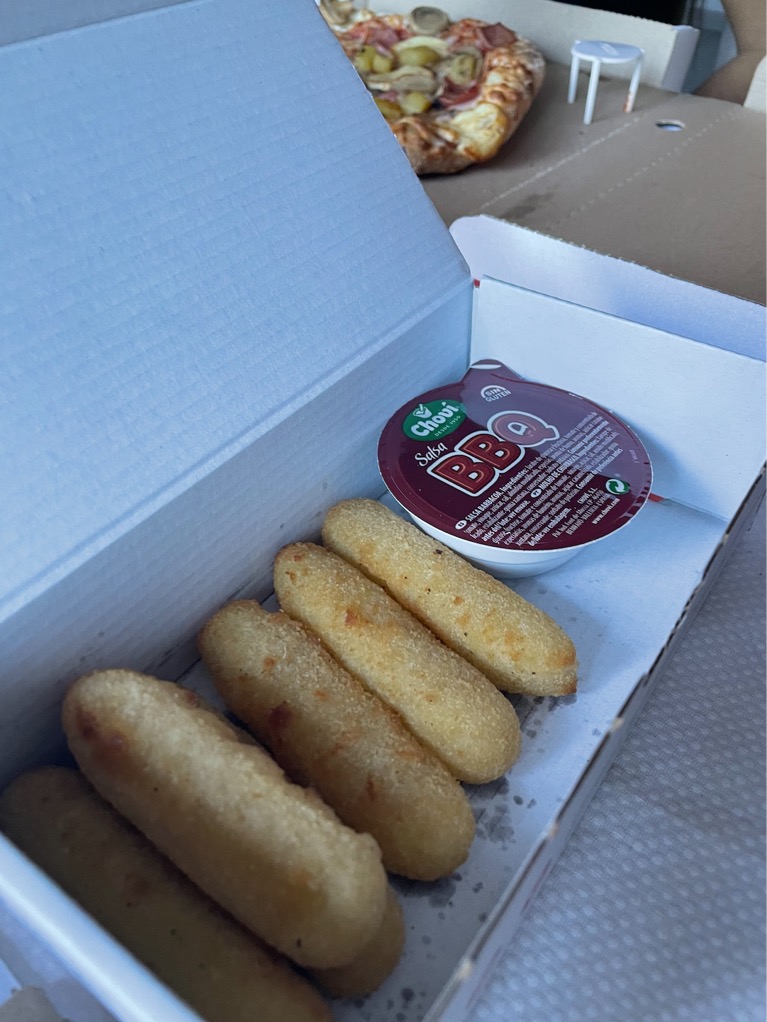 Carta de Pizzerías en Elche, Pizzeria Carlos Elche, Fingers de queso