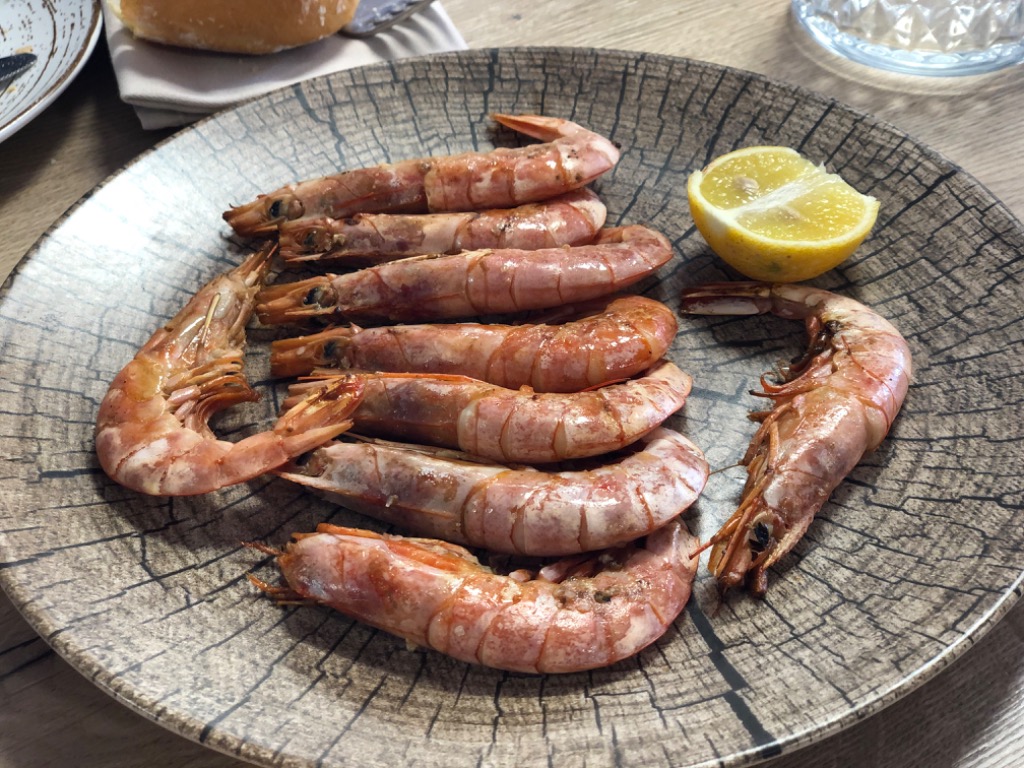 Carta de Restaurantes en Finestrat, Restaurante Peter, Gambas plancha