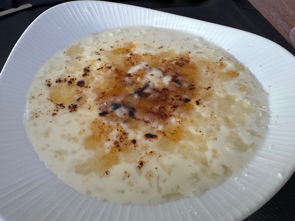 Menu of Restaurants in Fuengirola, Med Restaurante, Arroz con leche