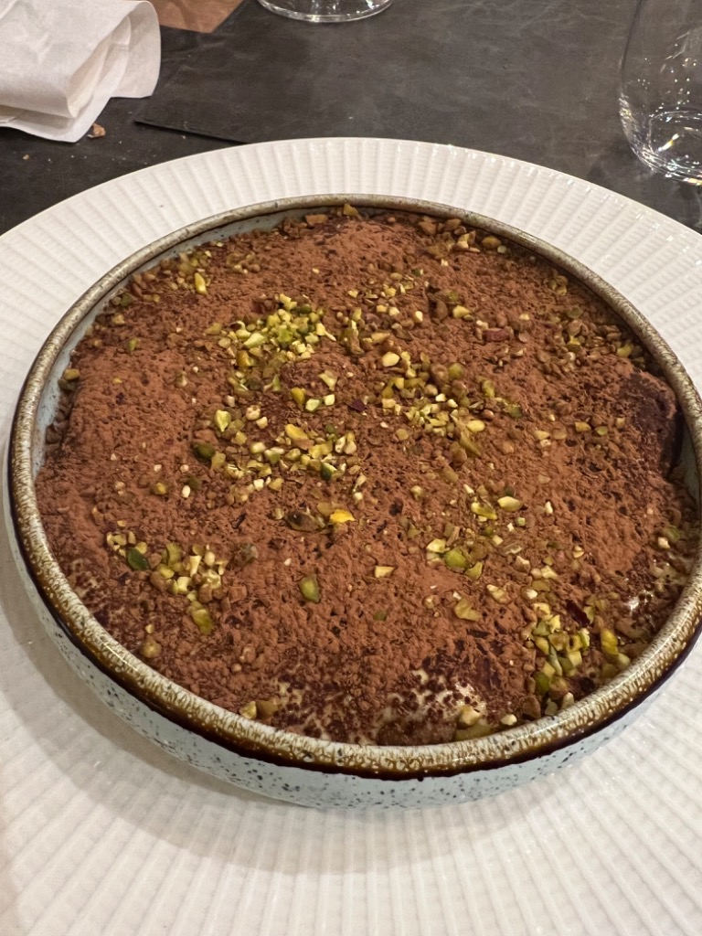 Carta de Restaurantes en Fuengirola, Oro Negro, Tiramisu italiano