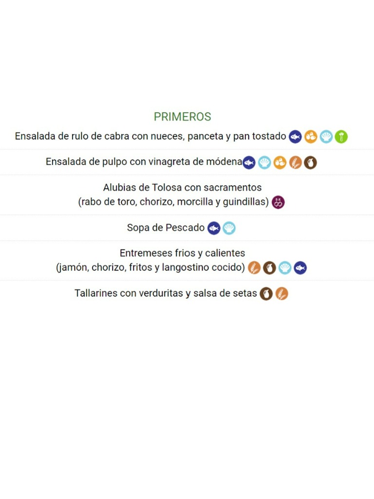 Carta de Restaurantes en Gerendiain, Restaurante Sidrería Aitona, Menú fin de semana y festivos