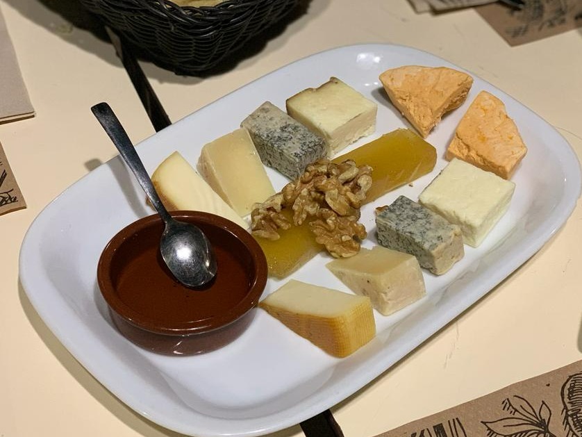 Carta de Restaurantes en Gijón, Los Espumeros de Cimavilla, Tabla de quesos asturianos