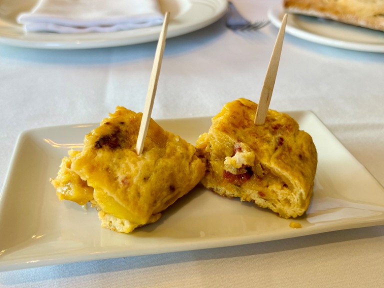 Carta de Restaurantes en Gijón, Restaurante Viñao, Pincho de tortilla de patatas