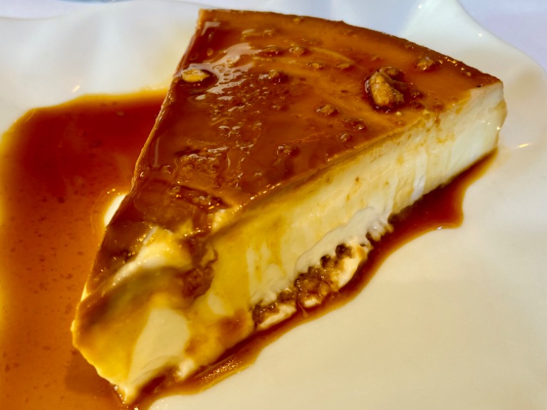 Carta de Restaurantes en Gijón, Restaurante Viñao, Tarta de queso casera
