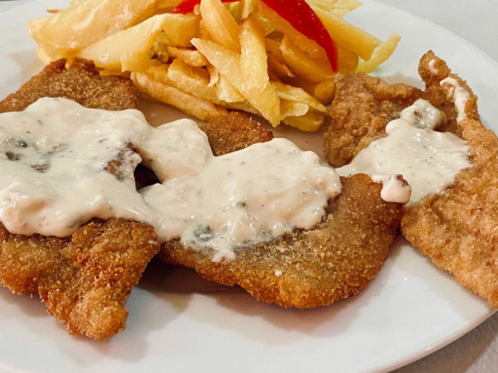 Carta de Restaurantes en Gijón, Sidrería Boal, Escalopines al Cabrales