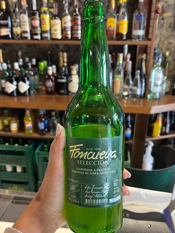 Carta de Restaurantes en Gijón, Sidrería Puente Romano, Sidra Foncueva