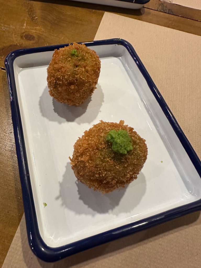 Menu of Restaurants in Girona, Bartali Pizza Co., Croqueta de boletus
