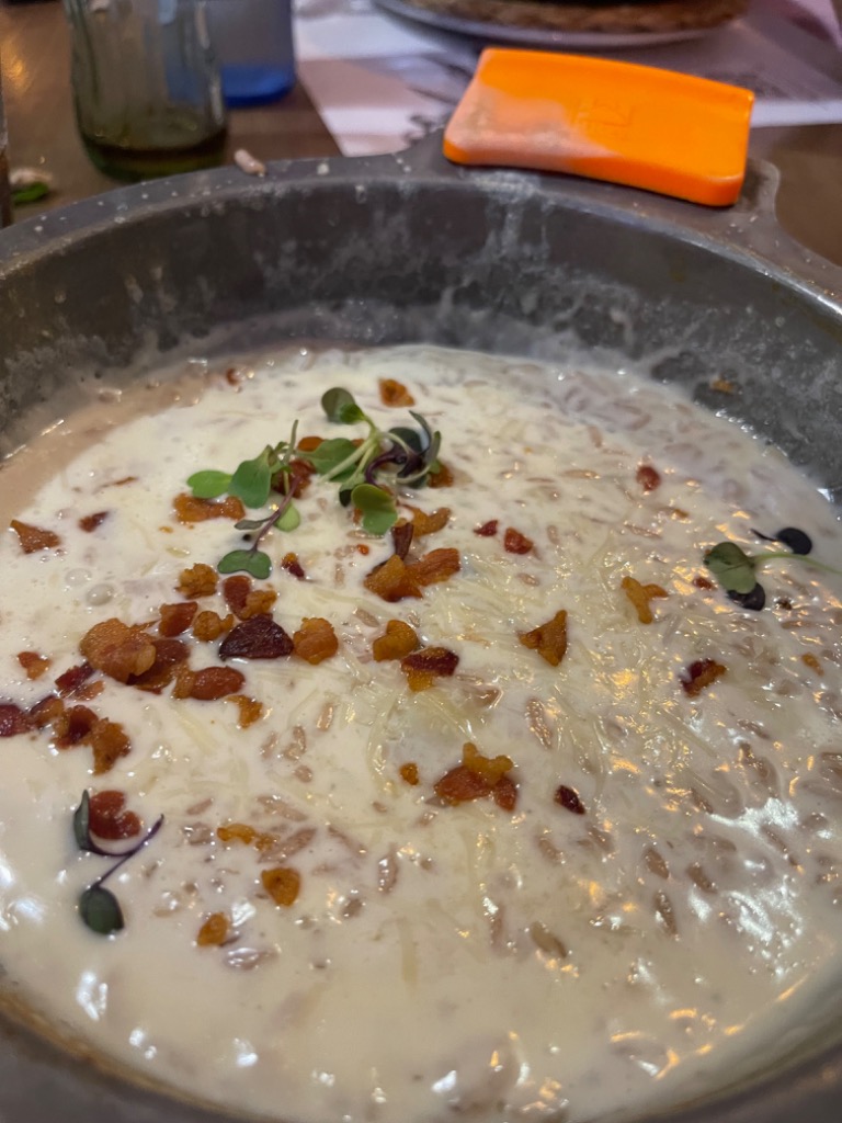 Menu of Restaurants in Girona, La Mafia se sienta a la mesa, Risotto Gorgonzola
